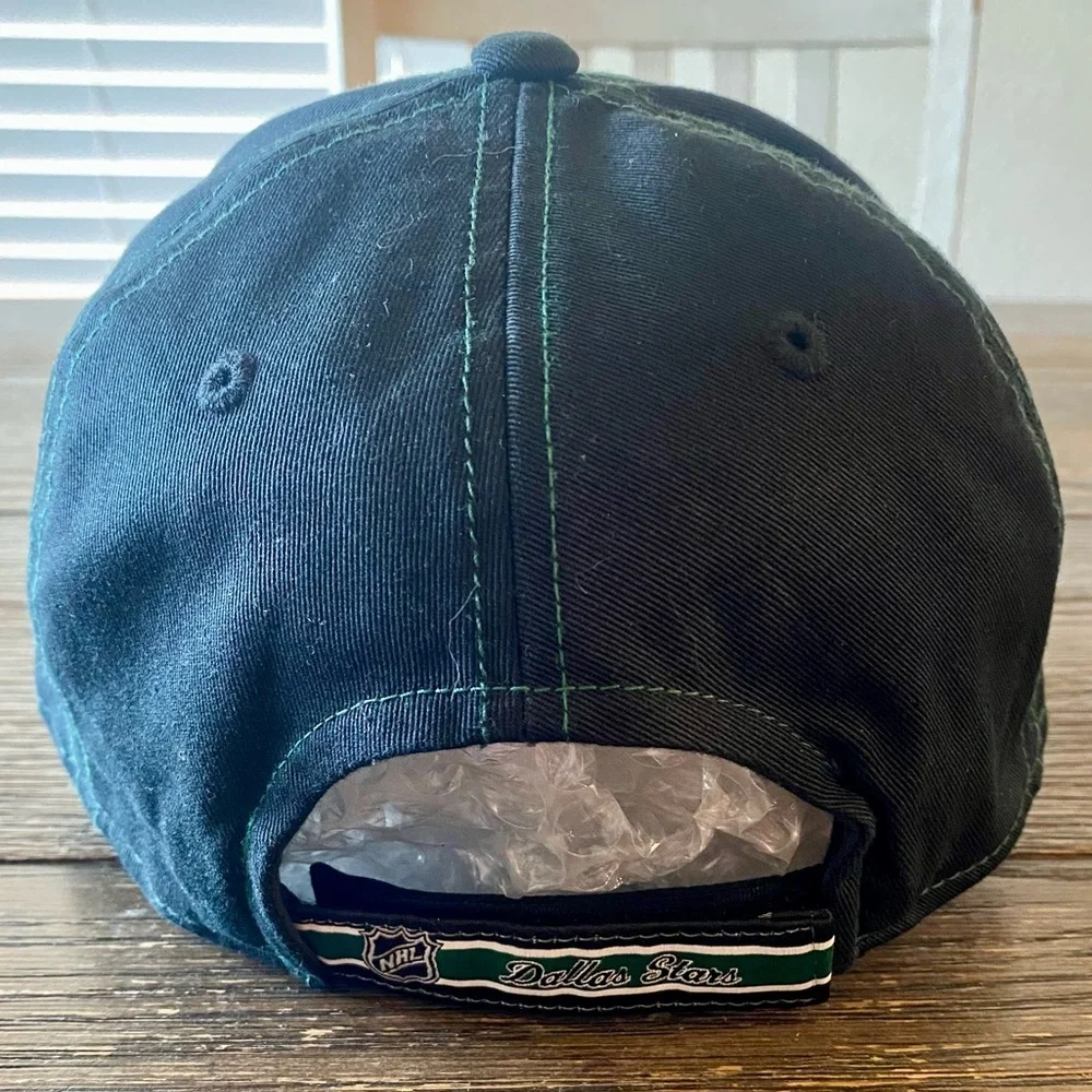 RBK Reebok Dallas Stars Hat Cap Adjustable Black Green NHL Men’s Women’s Unisex